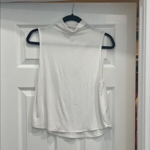 Aritzia Babaton white mock neck top